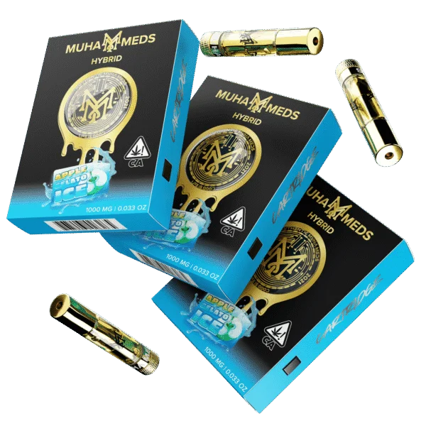 Apple Gelato Ice Muha Meds Cart 1000MG | Hybrid