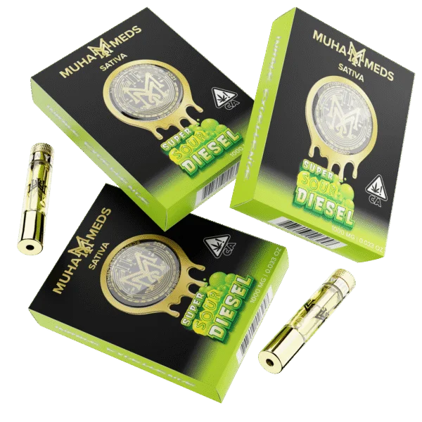 Super Sour Diesel Muha Meds Cart 1000MG | Sativa