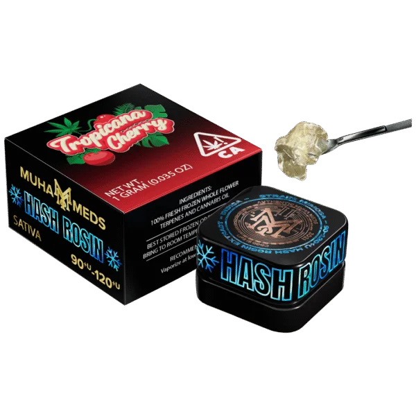 Tropicana Cherry Muha Meds Hash Rosin | Sativa