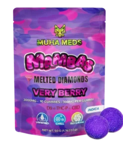 Muha Meds Very Berry Gummies | 3000 MG – Indica