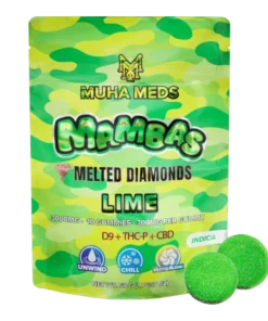 Muha Meds Lime Gummies | 3000 MG – Indica