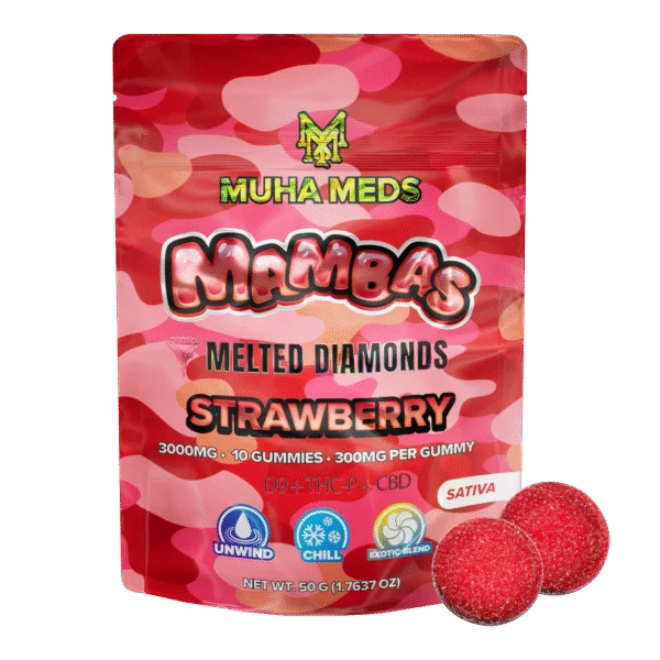 Muha Meds Strawberry Gummies | 3000 MG – Sativa