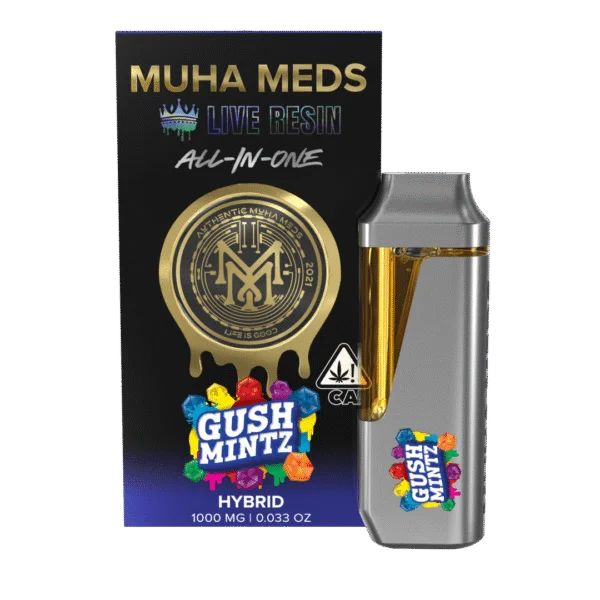 Gush Mints Muha Meds Disposable Live Resin | Hybrid